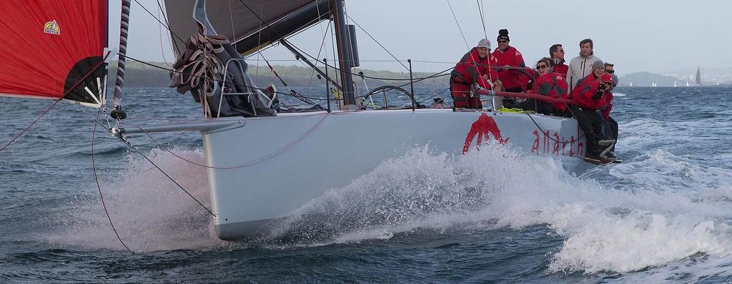  Anarchy - YD37 by Bakewell-White Yacht Design with Doyle Sails - Waitemata Harbour June 2015 © Paul Stubbs/Doyle Sails NZ http://www.doylesails.co.nz